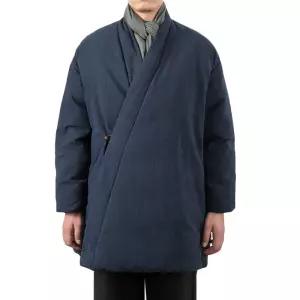 두루마기코트 남자 겨울 두루마기 가디건 연그레이 M