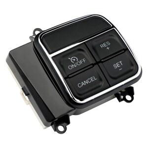 스티어링 휠 크루즈 컨트롤 스위치, 2011-2018 크라이슬러 닷지 지프, 200 타운 & 컨트리 RAM 챌린저 그랜드 카라반 랭글러 및 기타 전기 속도 제어 장치와 호환되며 # 56046094AD를 대체합니다