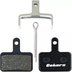 시마노/텍트로/TRP용 게코 자전거 디스크 브레이크 패드 스프링이 장착된 1쌍