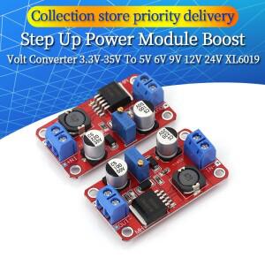 5A DC-DC 파워 모듈 부스트 전압 컨버터 3.3V-35V 5V 6V 9V 12V 24V XL6019 가변 출력 레귤레이터
