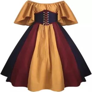 드레스 할로윈 뱀파이어 신부 의상 위의 여성 중세 르네상스 코스프레