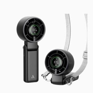 Aecooly 3 IN 1 휴대용 여성 여행용 소형 [최대 충전식 선풍기 배터리 시간 구동 -블랙 USB 개인용 휴대용 여름용 선풍기 냉방 미니 접이식 22시간] 소녀용 포켓 선물