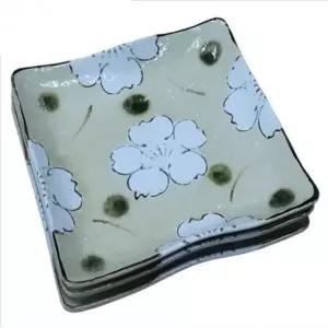 ( )샤론 플레이트 3P 18cm 직사각 식기 접시 쿠프 그릇