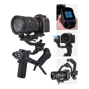 DSLR 및 미러리스 카메라용 페이유테크 스콜프 2 짐벌 스태빌라이저, 통합 알 트래킹, 소니 캐논 후지 니콘용 3축 카메라 스태빌라이저 장착, 5.5파운드 페이로드 터치스크린 수직 촬영