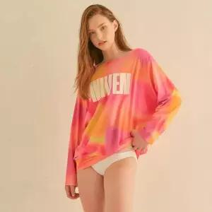 비키밴 타이다이 루즈핏 래쉬가드