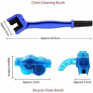 체인 클리너 산악 자전거 청소 키트 휴대용 브러쉬 스크러버 세척 도구 야외 액세서리