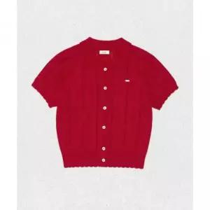 매장정품 리 LEE 우먼 스카시 카라 가디건 레드 LE2602CD63RD 1439443