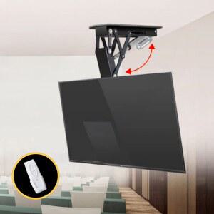 자동 접이식 TV 전동 천장 브라켓 티비 거치대 리프트