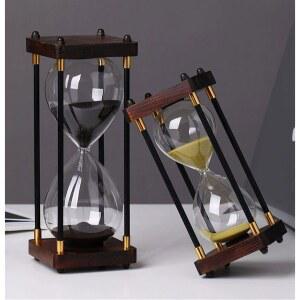 1시간 모래시계 대형 블랙샌드 사우나 60분 시간