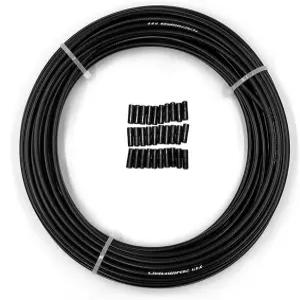 파베터 안감 자전거 브레이크 케이블 하우징 5mm x 50피트 30개의 PCS 엔드 캡 키트 포함 SRAM/시마노 산악