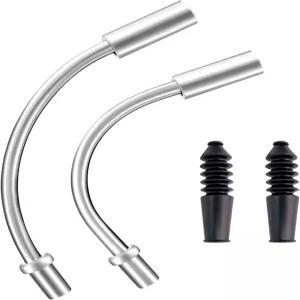 EACOZY 바이크 V 브레이크 누들 케이블 가이드 파이프 산악 자전거용 고무 부츠가 장착된 자전거