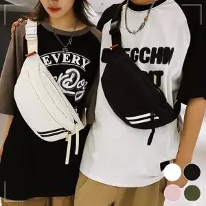 남여공용 투라인 커플 힙색 URD-323 그린 RWDD65A513