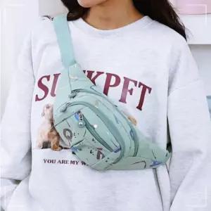 남여공용 홀로 힙색 나들이 보조가방 방수힙색 민트 RWDF477F13