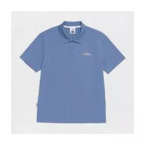 내셔널지오그래픽 NATIONAL GEOGRAPHIC N262UPL020 카리디 피케 반팔 카라 티셔츠 MIDDLE BLUE NGMA 144710