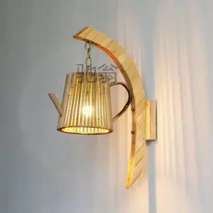 대나무 일본식 조명 라탄 죽예 천장 이자카야