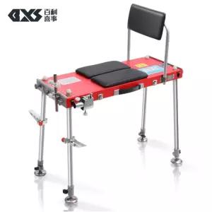 간이 좌대 중좌대 수중 발판 경사 붕어 표준실버 의자 등받이