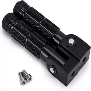 PTNHz 유니버설 CNC 알루미늄 M8 오토바이 접이식 발 페그 킥스탠드/사이드 킥스탠드 혼다 야마하 스즈키