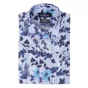 카운테스마라시그니처 마100 프린트남방 준슬림핏반소매 CDS2C41010B01