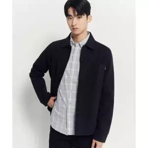 빈폴 맨 BEANPOLE MEN 피케 이중지 아우터형 티셔츠 네이비 BC4741O15R