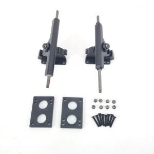 전동 스케이트보드 스퀘어 브릿지 휠 허브 전동 트럭 파워 싱글 더블 드라이브 7 인치