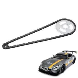 체인 및 스프로킷 키트 미니 자전거 교체 고출력 강철 T8f 앞뒤 기어 세트 개조된 카트 오토바이용