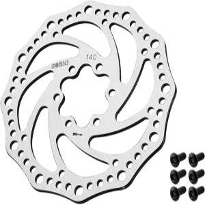 코키 산악 도로 BMX MTB 자전거용 볼트 6개로 140mm 자전거 디스크 브레이크 로터 사이클링 - 1개 원형 홀