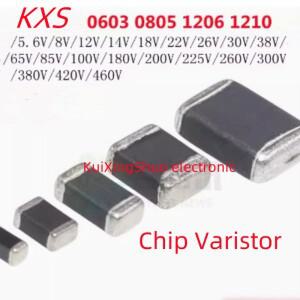 50 개 1206 바리스터 정적 소산 DC 전압 SMD B72520V 3.3v 5.6v 8v 9v 11v 30v 39v