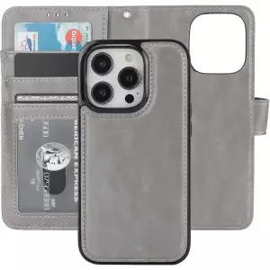 Bocasal iPhone 14 Pro용 분리형 지갑 케이스 RFID 차단 카드 슬롯 홀더 프리미엄 PU 가죽 자석 킥스탠드