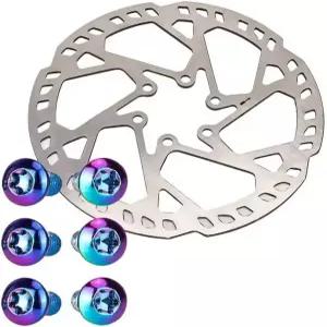 ZTTO 140mm 자전거 디스크 브레이크 로터 두께 2.3mm 로드 바이크 산악 MTB BMX용 컬러 볼트로 내구성이