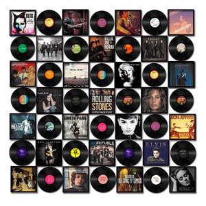 레코드샵 레트로 LP판 장식 벽 비닐 레코드 터 인테리어 소품
