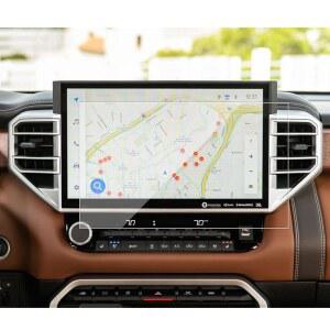 아지고 강화 유리 스크린 프로텍터 [안티 글레어 & 지문] 2026 2025 2024-2022 토요타 툰드라 및 2025-2023 세쿼이아 14인치 내비게이션 터치스크린 매트 9H 긁힘 방지 액세서리용