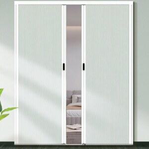 가로88 세로263 자바라 무타공 슬라이딩 셀프 조립 보일러실문 도어