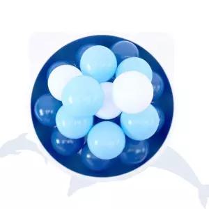 유아 아기 놀이 선물 볼풀공 85mm 오션블루볼 약 80개 [AQS6285]