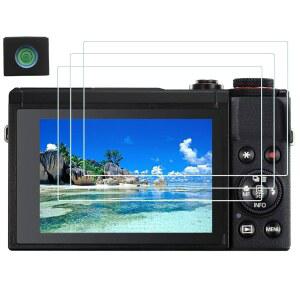 캐논 파워샷 G7X 마크 III 3 디지털 카메라(액세서리용)용 후이푸샹 G7 X 스크린 프로텍터, [3팩] LCD 강화 유리 필름 0.3mm 고화질 9H 경도