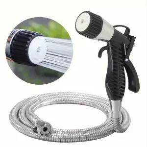 원예용 물호스 스프레이건 3m 베란다 욕실 계단 청소 고압분사기 세차건
