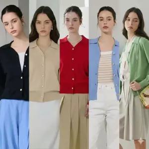 스프링 컬러 니트 자켓 5종 택1