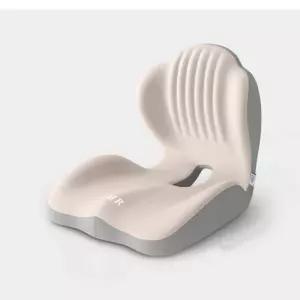 편한 허리 목디스크 거북목 쿠션 받침대 방석 의자 메모리폼 등받이 차량