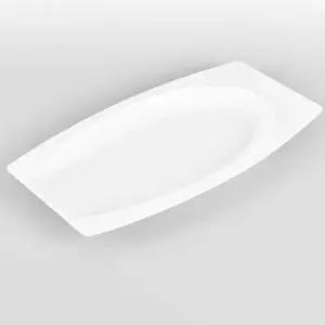 ( )직사각 스프 접시 양식기 그릇 한정식 앞접시 쿠프 JK