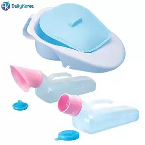 현대의료산업 신형 남여 소변기/좌변기 이동식 변기 간편세? 휴대용