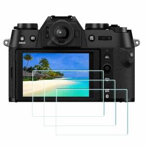 후지필름 X-T50 후지 XT50 카메라용 ULBTER 스크린 프로텍터 0.3mm 9H 경도 긁힘 방지 지문 먼지 [3팩]