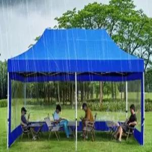 대형 파란천막 그늘 차고지 텐트 차양 6m 야외 행사용