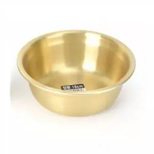 (옵션 양은양푼 36호)양푼이 다라이 믹싱볼 샐러드볼 양은 그릇 38.5cm