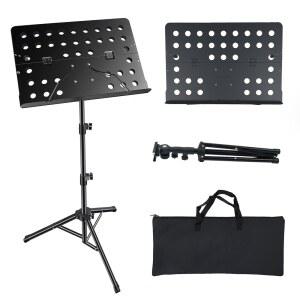 휴대용 음악 악보 스탠드 높이 프로젝터용 노트북 30 56인치 스탠드 조절 가능한 가방