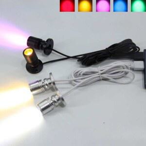 LED 핀조명 usb 카페 미니 장식장 레일 전시관