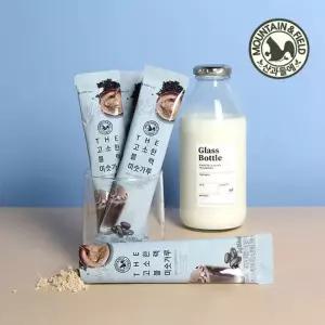 산과들에 검은콩담은 더고소한 블랙미숫가루스틱 25g x50봉 (한끼대용 미숫가루)