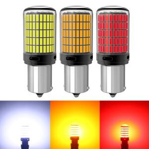 2pcs  4014 150SMD 1156 BA15S P21W 7440 BAY15D LED 전구 방향 지시등 용 CanBus 램프