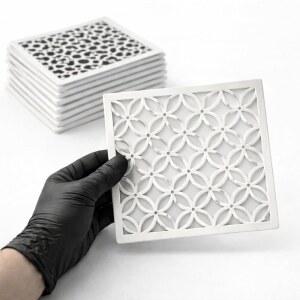 LIME LINE 에어브러시 세트 장식용 맞춤형 스텐실 공예용