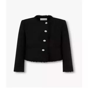 VOV 보브 프린지 디테일 트위드 자켓 7156210007