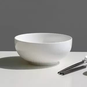 (옵션 베일 면기)순백의 화이트 도자기 그릇 면기 우동기 단품