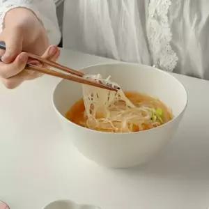 (옵션 본차이나 우동기 2p)도자기 면기 세트 2p 라면그릇 우동 국수 소면기